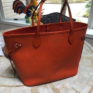 💼 LOUIS EPI LEATHER NEVERFULL 👜